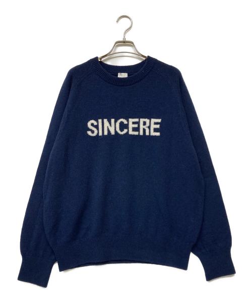 Spick and Span（スピック＆スパン）Spick and Span (スピックアンドスパン) 24AW ラグランロゴニットプルオーバー ネイビー サイズ:-の古着・服飾アイテム