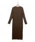Loungedress (ラウンジドレス) リブニットワンピース ブラウン サイズ:S：5000円