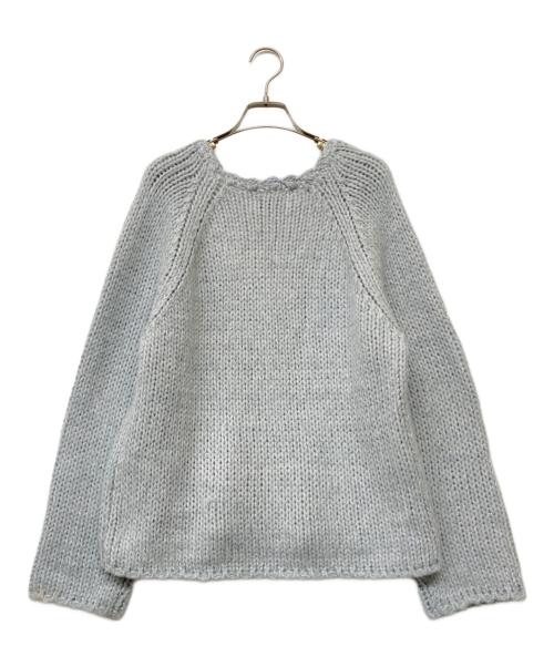 SLOBE IENA（スローブ イエナ）SLOBE IENA (スローブ イエナ) 24AW ラメVネックニット ライトブルー サイズ:-の古着・服飾アイテム