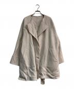 Spick and Spanスピックアンドスパン）の古着「100sリバーポンチョ風コート」｜ベージュ