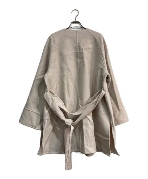 Spick and Span（スピックアンドスパン）Spick and Span (スピックアンドスパン) 100sリバーポンチョ風コート ベージュ サイズ:38の古着・服飾アイテム