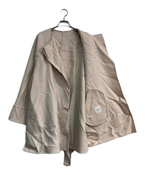 Spick and Span（スピックアンドスパン）Spick and Span (スピックアンドスパン) 100sリバーポンチョ風コート ベージュ サイズ:38の古着・服飾アイテム