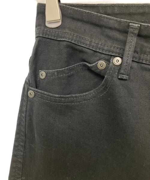 YANUK（ヤヌーク）YANUK (ヤヌーク) ボーイズストレートLEA ブラック サイズ:W27の古着・服飾アイテム