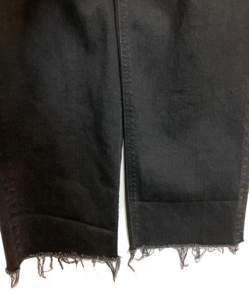 YANUK（ヤヌーク）YANUK (ヤヌーク) ボーイズストレートLEA ブラック サイズ:W27の古着・服飾アイテム