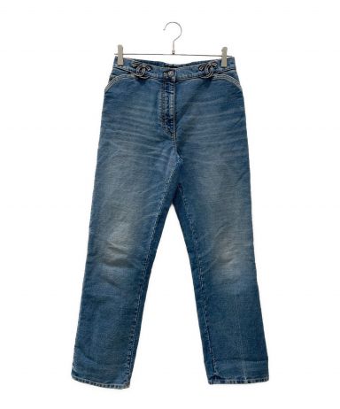 中古・古着通販】CHANEL (シャネル) ココマークデニムパンツ