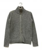 kaikoカイコー）の古着「23AW SHRINK ZIP CARDIGAN」｜グレー