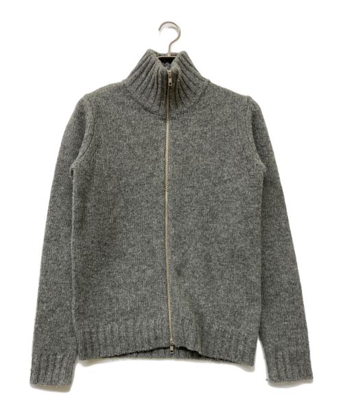 kaiko（カイコー）kaiko (カイコー) 23AW SHRINK ZIP CARDIGAN グレー サイズ:1の古着・服飾アイテム