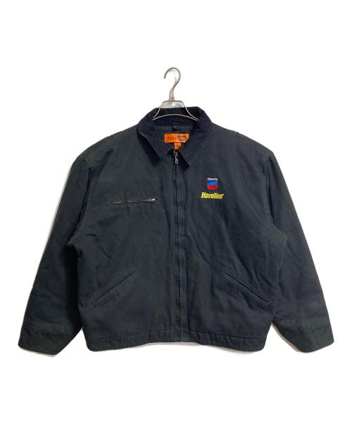corner stone（コーナー ストーン）corner stone (コーナー ストーン) Duck Cloth Work Jacket ダッククロスワークジャケット　アウター　 ブラック サイズ:XLの古着・服飾アイテム
