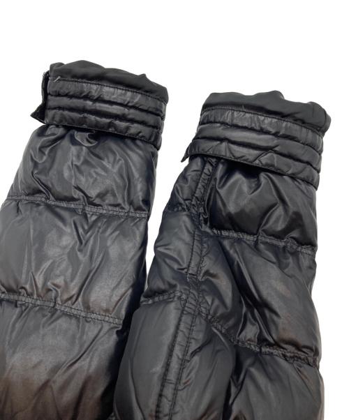 BURBERRY BLACK LABEL（バーバリーブラックレーベル）BURBERRY BLACK LABEL (バーバリーブラックレーベル) 裏地チェックシルバーフォックスファーダウンジャケット ブラック サイズ:Lの古着・服飾アイテム