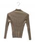 SOEJU (ソージュ) ワイドリブタートルネックニット ベージュ サイズ:Ｓ：4000円
