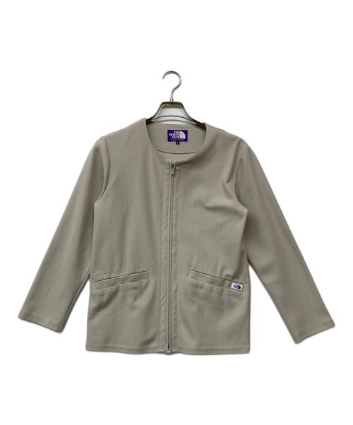 THE NORTHFACE PURPLELABEL（ザ・ノースフェイス パープルレーベル）THE NORTHFACE PURPLELABEL (ザ・ノースフェイス パープルレーベル) Raschel Zip Up Cardigan/ラッシェル ジップ アップ カーディガン ベージュ サイズ:sizeSの古着・服飾アイテム