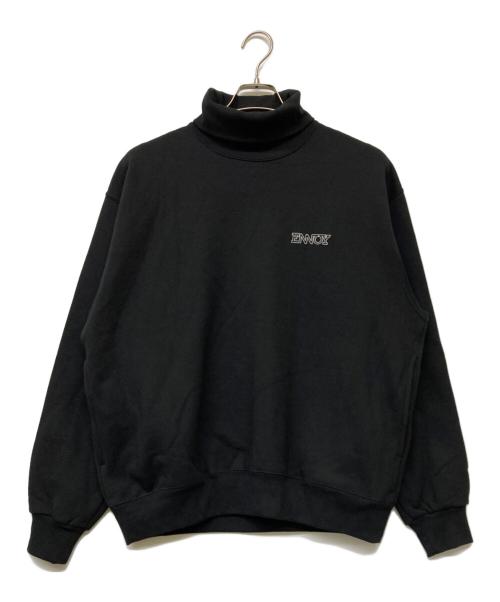 ENNOY（エンノイ）ENNOY (エンノイ) 24AW Electric Logo Turtleneck sweatshirts ブラック サイズ:Mの古着・服飾アイテム