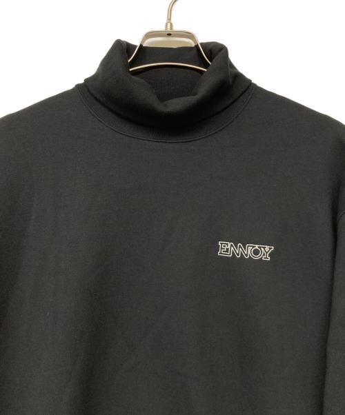 ENNOY（エンノイ）ENNOY (エンノイ) 24AW Electric Logo Turtleneck sweatshirts ブラック サイズ:Mの古着・服飾アイテム