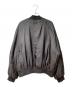JIL SANDER (ジルサンダー) リバーシブルシルクボンバージャケット ブラック×アイボリー サイズ:50：75000円