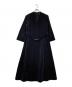 'S Max Mara（エスマックスマーラ）の古着「ベルベットワンピース」｜ネイビー