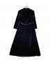 'S Max Mara (エスマックスマーラ) ベルベットワンピース ネイビー サイズ:36：8000円