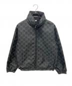 GUCCIグッチ）の古着「24SS GG リップストップ ナイロン リバーシブル ジャケット」｜ブラック