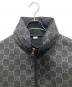中古・古着 GUCCI (グッチ) 24SS GG リップストップ ナイロン リバーシブル ジャケット ブラック サイズ:44：180000円