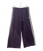 adidasアディダス）の古着「ルーズ フレンチテリー ワイドレッグパンツ」｜パープル
