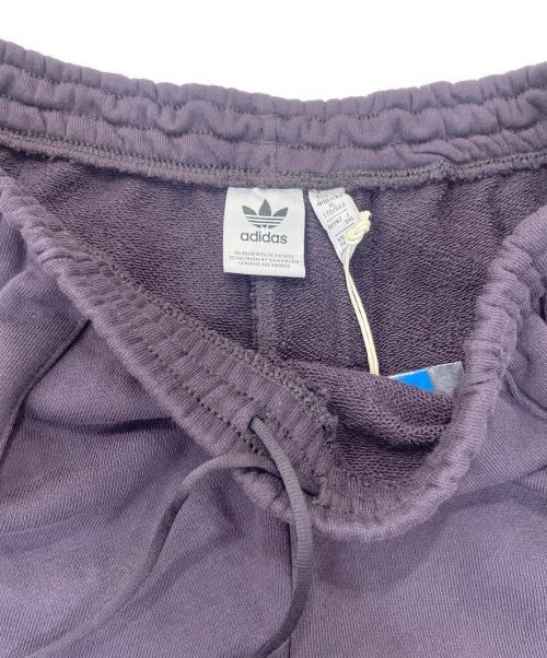 adidas（アディダス）adidas (アディダス) ルーズ フレンチテリー ワイドレッグパンツ パープル サイズ:3XLの古着・服飾アイテム