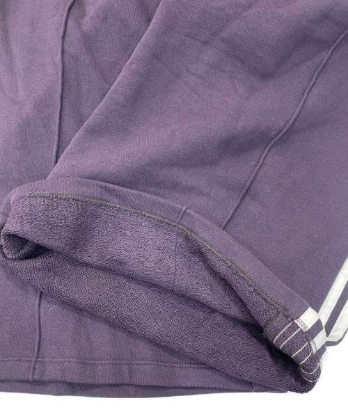 adidas（アディダス）adidas (アディダス) ルーズ フレンチテリー ワイドレッグパンツ パープル サイズ:3XLの古着・服飾アイテム