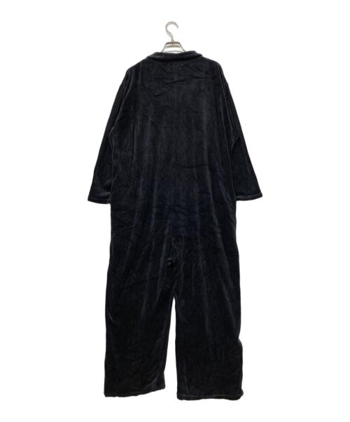 YAECA CONTEMPO（ヤエカ コンテンポ）YAECA CONTEMPO (ヤエカ コンテンポ) ベロアオールインワン ブラック サイズ:Mの古着・服飾アイテム