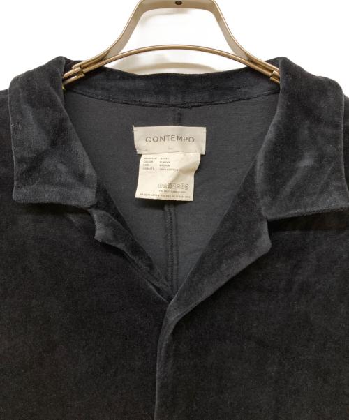 YAECA CONTEMPO（ヤエカ コンテンポ）YAECA CONTEMPO (ヤエカ コンテンポ) ベロアオールインワン ブラック サイズ:Mの古着・服飾アイテム