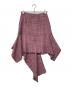 STELLA McCARTNEY (ステラマッカートニー) ツイードアシンメトリースカート ピンク サイズ:36：9000円