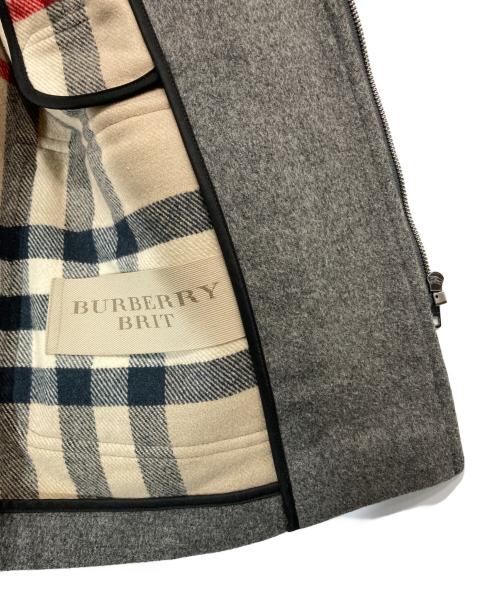 BURBERRY BRIT（バーバリーブリット）BURBERRY BRIT (バーバリーブリット) ダッフルコート グレー サイズ:8の古着・服飾アイテム