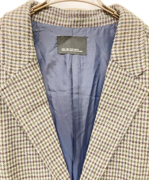 green label relaxing（グリーンレーベルリラクシング）green label relaxing (グリーンレーベルリラクシング) kinoko. 起毛テーラードジャケット グレー サイズ:SIZE Mの古着・服飾アイテム