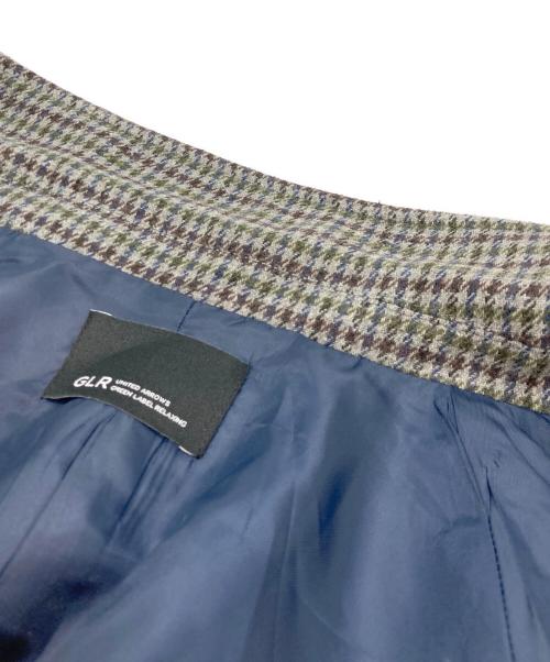 green label relaxing（グリーンレーベルリラクシング）green label relaxing (グリーンレーベルリラクシング) kinoko. 起毛テーラードジャケット グレー サイズ:SIZE Mの古着・服飾アイテム