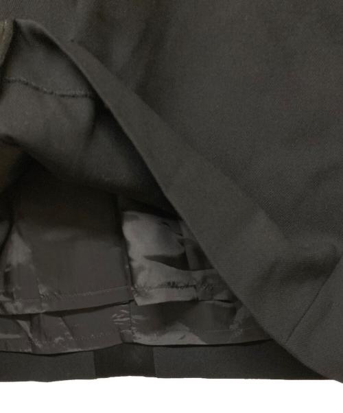 CINOH（チノ）CINOH (チノ) ウールVネックバックラインワンピース ブラック サイズ:-の古着・服飾アイテム