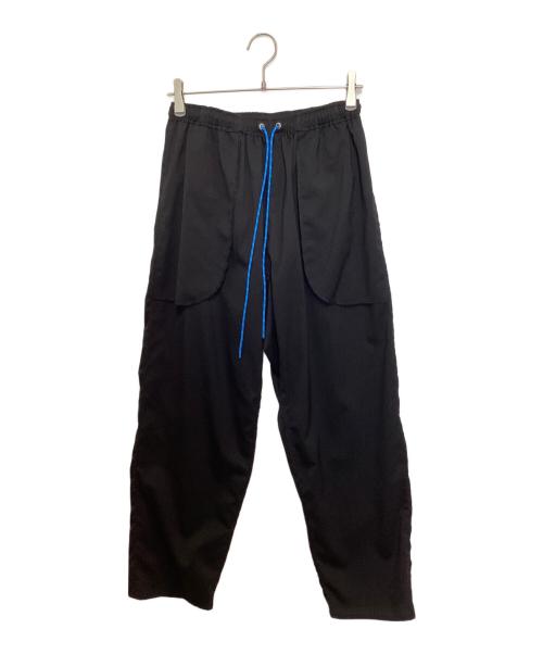 UNSLACKS（アンスラックス）UNSLACKS (アンスラックス) ACTIVE EASY PANTS TROPICAL ブラック サイズ:Mの古着・服飾アイテム