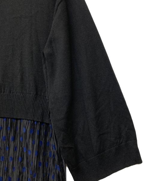 ZUCCA（ズッカ）ZUCCA (ズッカ) ドッキングワンピース ブラック サイズ:Mの古着・服飾アイテム