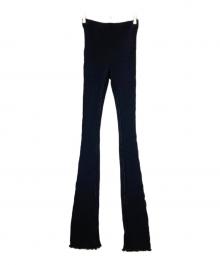 MM6 Maison Margiela（エムエムシックスメゾンマルジェラ）の古着「リブニットレギンス」｜ブラック