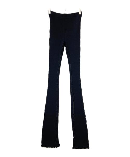 MM6 Maison Margiela（エムエムシックスメゾンマルジェラ）MM6 Maison Margiela (エムエムシックスメゾンマルジェラ) リブニットレギンス ブラック サイズ:Mの古着・服飾アイテム