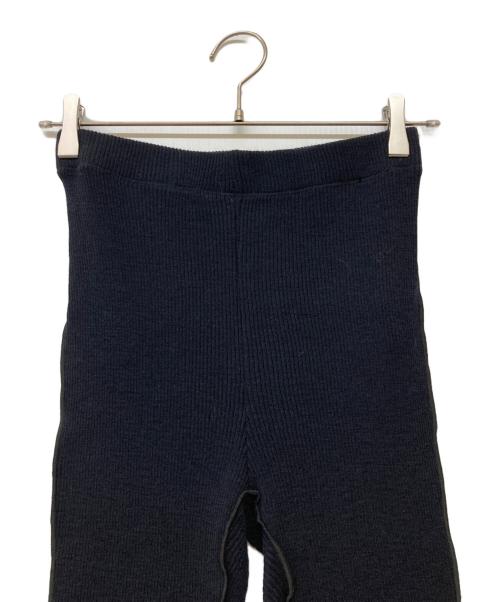 MM6 Maison Margiela（エムエムシックスメゾンマルジェラ）MM6 Maison Margiela (エムエムシックスメゾンマルジェラ) リブニットレギンス ブラック サイズ:Mの古着・服飾アイテム