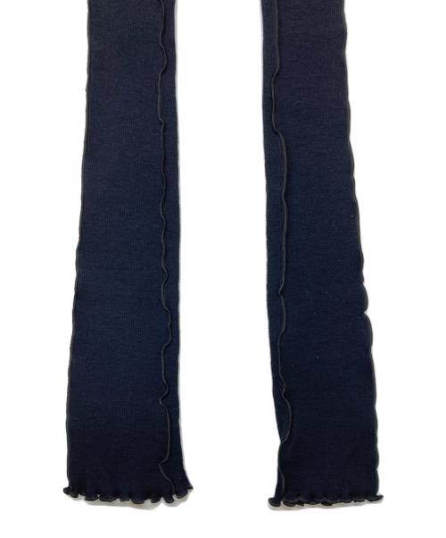 MM6 Maison Margiela（エムエムシックスメゾンマルジェラ）MM6 Maison Margiela (エムエムシックスメゾンマルジェラ) リブニットレギンス ブラック サイズ:Mの古着・服飾アイテム
