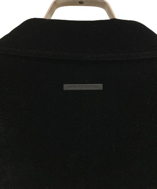 ARMANI EXCHANGE（アルマーニ エクスチェンジ）ARMANI EXCHANGE (アルマーニ エクスチェンジ) VELVET BLAZER ブラック サイズ:SIZE 36の古着・服飾アイテム