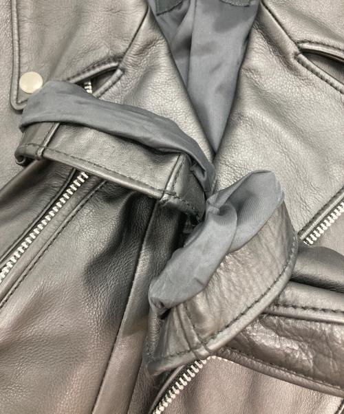 green label relaxing（グリーンレーベルリラクシング）green label relaxing (グリーンレーベルリラクシング) SOFT/COWダブルライダースジャケット ブラック サイズ:Lの古着・服飾アイテム