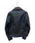 green label relaxing (グリーンレーベルリラクシング) SOFT/COWダブルライダースジャケット ブラック サイズ:L：10000円