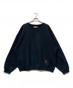 TOGA VIRILISトーガ ビリリース）の古着「17AW BIG SWEAT TOP」｜ブラック