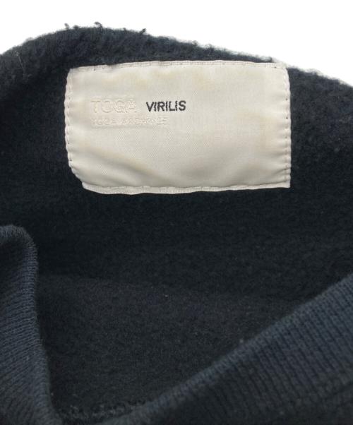 TOGA VIRILIS（トーガ ビリリース）TOGA VIRILIS (トーガ ビリリース) 17AW BIG SWEAT TOP ブラック サイズ:48の古着・服飾アイテム