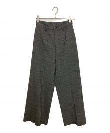 MUSE de Deuxieme Classe（ミューズ ドゥーズィエム クラス）の古着「DISCO CRAPE パンツ」｜ブラック