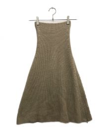 GOOD GRIEF!（グッドグリーフ）の古着「Ribbed Knit Snood/ニット スヌード」｜ベージュ