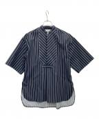 HYKEハイク）の古着「stripe shirt」｜ブラック