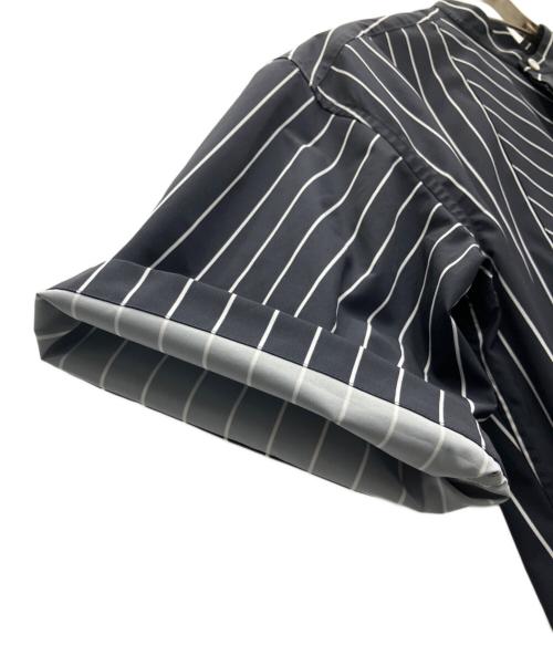 HYKE（ハイク）HYKE (ハイク) stripe shirt ブラック サイズ:SIZE1の古着・服飾アイテム