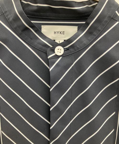 HYKE（ハイク）HYKE (ハイク) stripe shirt ブラック サイズ:SIZE1の古着・服飾アイテム