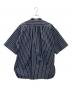 中古・古着 HYKE (ハイク) stripe shirt ブラック サイズ:SIZE1：8000円