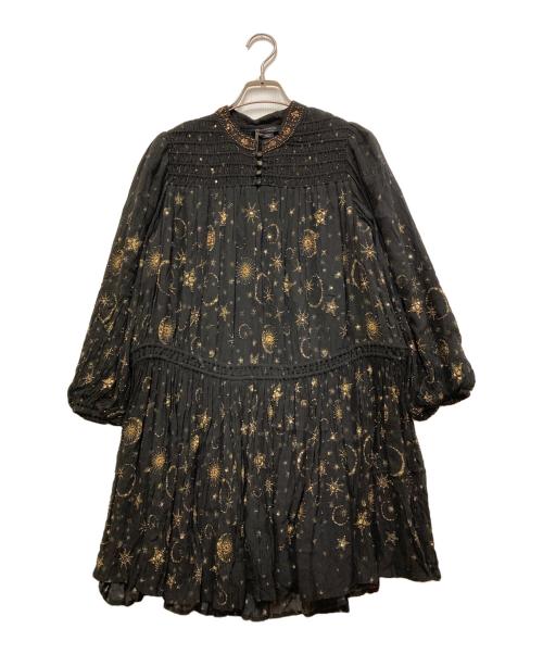 ALL SAINTS（オールセインツ）ALL SAINTS (オールセインツ) ビジューブラウス ブラック サイズ:SIZE 34の古着・服飾アイテム